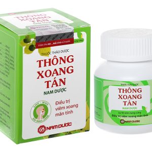 Thông Xoang Tán Nam Dược ngăn ngừa, trị viêm mũi, viêm xoang mạn tính lọ 50 viên