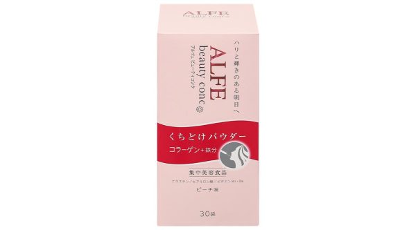 Bột Alfe Beauty Conc bổ sung collagen, giúp da căng mịn, đàn hồi hộp 30 gói x 2g