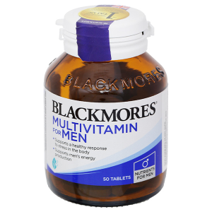 Blackmores Multivitamin For Men bổ sung vitamin cho nam lọ 50 viên