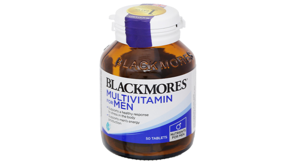 Blackmores Multivitamin For Men bổ sung vitamin cho nam lọ 50 viên