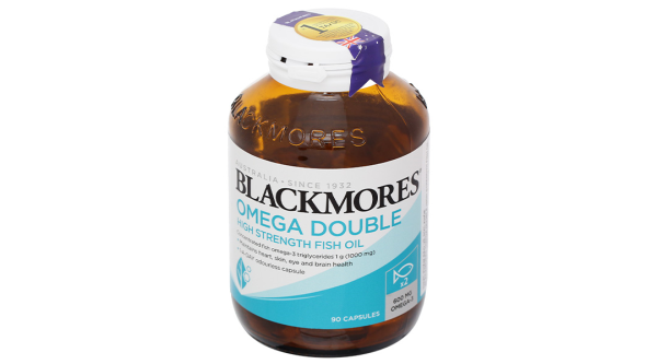 Dầu cá Blackmores Omega Double High Strength Fish Oil bổ sung omega 3 chai 90 viên