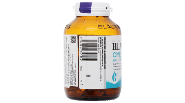Dầu cá Blackmores Omega Double High Strength Fish Oil bổ sung omega 3 chai 90 viên