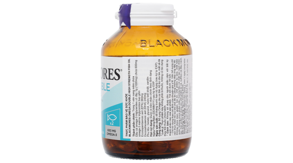 Dầu cá Blackmores Omega Double High Strength Fish Oil bổ sung omega 3 chai 90 viên