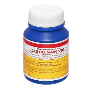 Carbo Nam Việt hỗ trợ giảm triệu chứng đầy hơi, rối loạn tiêu hóa chai 100 viên