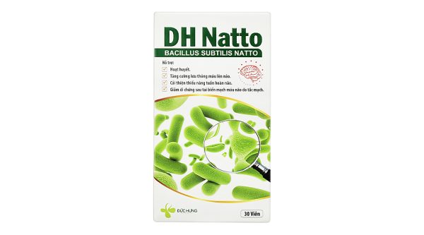 DH Natto hỗ trợ hoạt huyết, giúp tăng cường lưu thông máu lên não hộp 30 viên