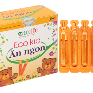 Siro Eco Kid Ăn Ngon bổ sung kẽm, vitamin và lysine hỗ trợ ăn ngon hộp 20 ống x 10ml