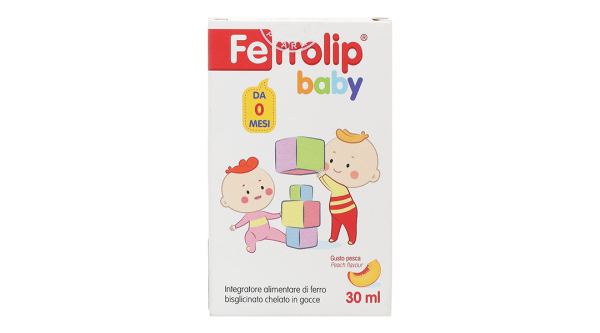 Dung dịch Ferrolip Baby giúp giảm nguy cơ thiếu máu do thiếu sắt cho bé lọ 30ml