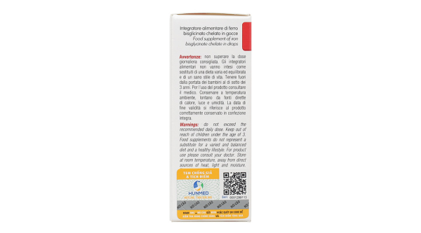 Dung dịch Ferrolip Baby giúp giảm nguy cơ thiếu máu do thiếu sắt cho bé lọ 30ml