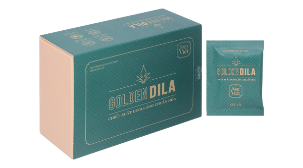 Golden Dila chiết xuất đinh lăng tăng cường thể lực, nâng cao đề kháng hộp 20 gói x 5g