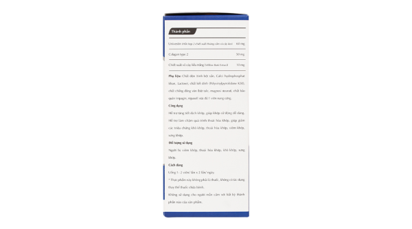 Joints Cap Ginic hỗ trợ tăng tiết dịch khớp hộp 30 viên