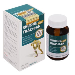 Khương Thảo Đan Gold giúp giảm triệu chứng thoái hóa khớp chai 120 viên