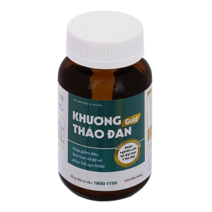 Khương Thảo Đan Gold giúp giảm triệu chứng thoái hóa khớp chai 120 viên