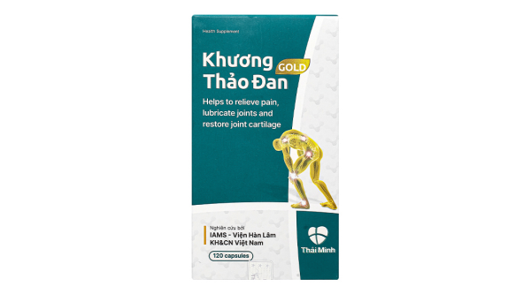 Khương Thảo Đan Gold giúp giảm triệu chứng thoái hóa khớp chai 120 viên