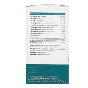 Khương Thảo Đan Gold giúp giảm triệu chứng thoái hóa khớp chai 120 viên