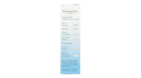 Nước uống Kinohimitsu StemCell hạn chế lão hóa da hộp 2 chai x 50g