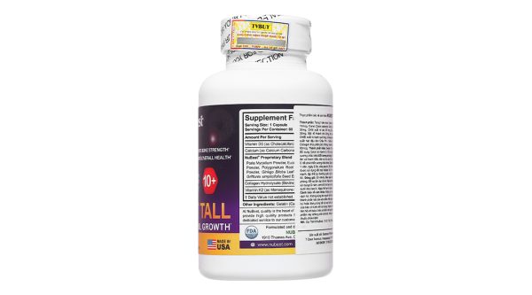 NuBest Tall 10+ hỗ trợ phát triển xương, giúp xương chắc khỏe lọ 60 viên