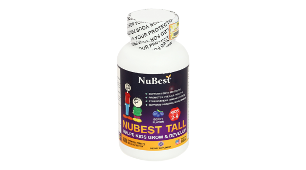 NuBest Tall Kids giúp tăng cường sức khỏe, hỗ trợ phát triển xương lọ 60 viên