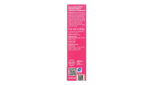 Ocean Mummy bổ sung Omega 3, vitamin và khoáng chất giúp tăng cường sức khỏe hộp 30 viên