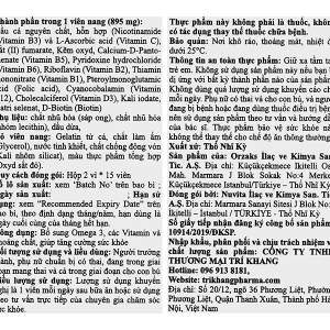 Ocean Mummy bổ sung Omega 3, vitamin và khoáng chất giúp tăng cường sức khỏe hộp 30 viên