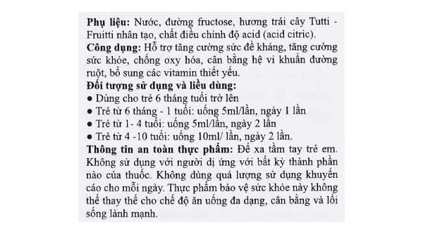Siro Immunix3 Children hỗ trợ tăng cường đề kháng chai 150ml