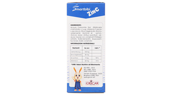 Siro Smartbibi Zinc hỗ trợ cải thiện tình trạng biếng ăn cho bé chai 30ml