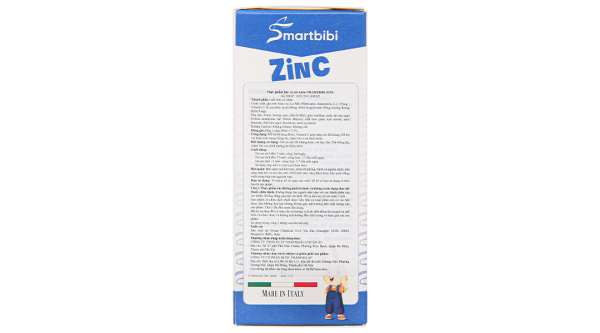Siro Smartbibi Zinc hỗ trợ cải thiện tình trạng biếng ăn cho bé chai 30ml