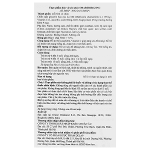 Siro Smartbibi Zinc hỗ trợ cải thiện tình trạng biếng ăn cho bé chai 30ml