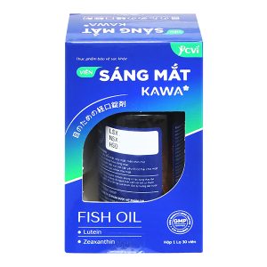 Dầu cá Sáng mắt Kawa giúp cải thiện thị lực hộp 30 viên
