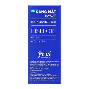 Dầu cá Sáng mắt Kawa giúp cải thiện thị lực hộp 30 viên