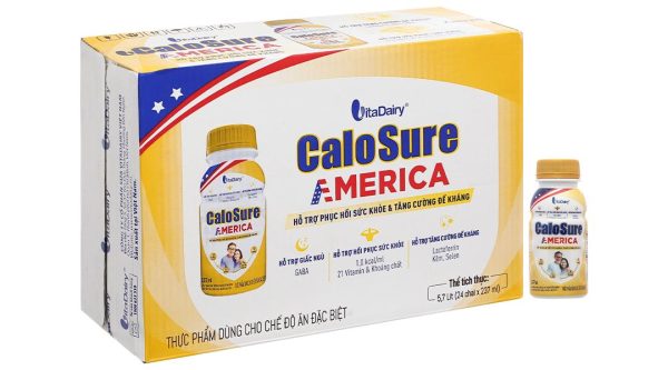 Sữa bột pha sẵn CaloSure America tăng cường đề kháng, hồi phục sức khỏe (24 chai x 237ml)