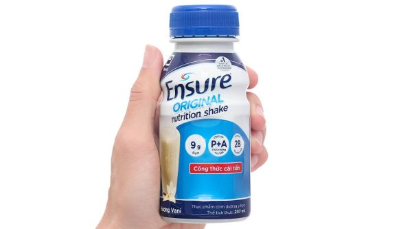 Sữa bột pha sẵn Ensure Original bổ sung dinh dưỡng hương vani (24 chai x 237ml)