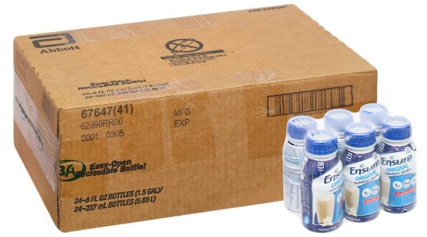 Sữa bột pha sẵn Ensure Original bổ sung dinh dưỡng hương vani (24 chai x 237ml)