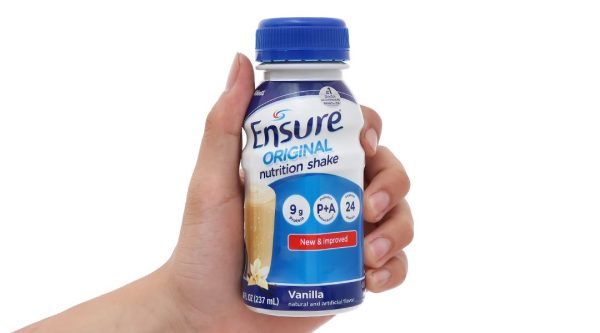 Sữa bột pha sẵn Ensure Original bổ sung dinh dưỡng hương vani (24 chai x 237ml)
