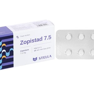 Zopistad 7.5 trị rối loạn giấc ngủ (1 vỉ x 10 viên)