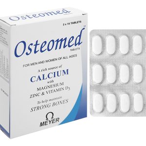 Osteomed bổ sung canxi, magie, kẽm và vitamin D3 (2 vỉ x 15 viên)