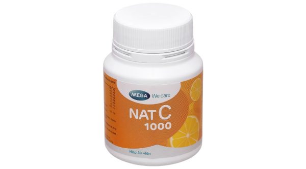 Nat C 1000 hỗ trợ tăng đề kháng hộp 30 viên