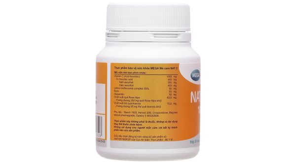 Nat C 1000 hỗ trợ tăng đề kháng hộp 30 viên