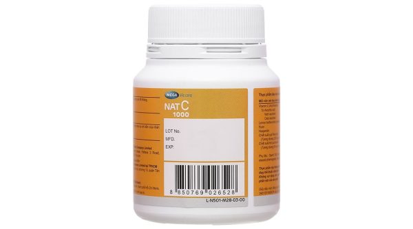 Nat C 1000 hỗ trợ tăng đề kháng hộp 30 viên