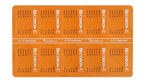 Becoron-C tăng cường, củng cố hệ thống miễn dịch (10 vỉ x 10 viên)