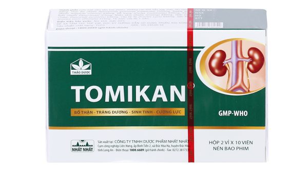 Tomikan cải thiện chức năng thận, bồi bổ cơ thể (2 vỉ x 10 viên)