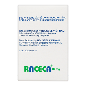 Thuốc bột Raceca 30mg trị tiêu chảy cấp (20 gói x 3g)