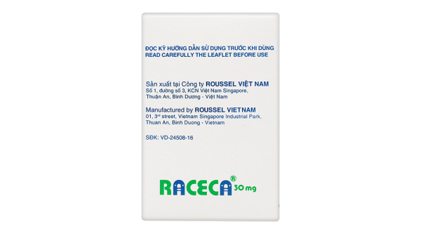 Thuốc bột Raceca 30mg trị tiêu chảy cấp (20 gói x 3g)