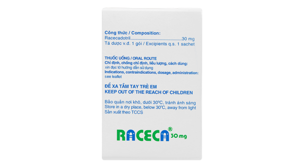 Thuốc bột Raceca 30mg trị tiêu chảy cấp (20 gói x 3g)