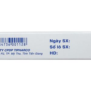 Cefixim 100 Tipharco trị nhiễm khuẩn đường tiết niệu, viêm thận - bể thận (2 vỉ x 10 viên)