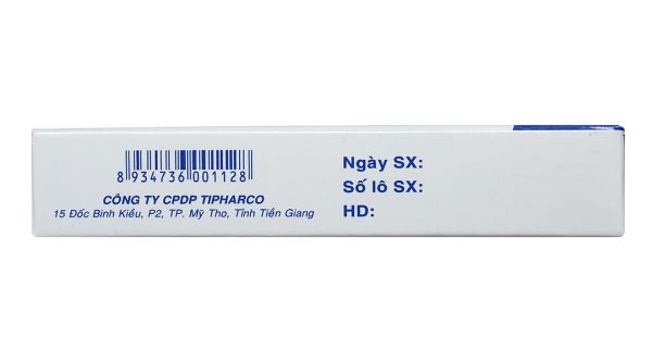 Cefixim 100 Tipharco trị nhiễm khuẩn đường tiết niệu, viêm thận - bể thận (2 vỉ x 10 viên)