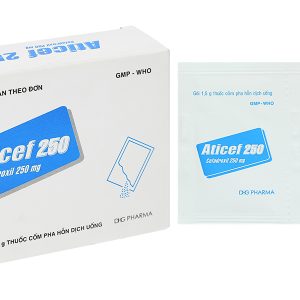 Cốm pha hỗn dịch Aticef 250mg trị nhiễm khuẩn, nhiễm trùng (24 gói x 1.5 g)