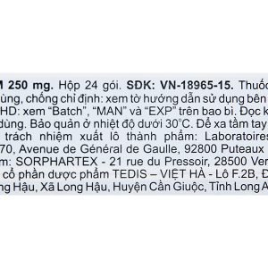 Thuốc bột Ery Children 250mg trị nhiễm khuẩn (24 gói x 2.375g)