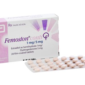 Femoston Conti 1mg/5mg trị thiếu estrogen do mãn kinh (1 vỉ x 28 viên)