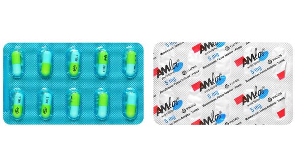 Amlor 5mg trị tăng huyết áp, bệnh mạch vành, đau thắt ngực (3 vỉ x 10 viên)