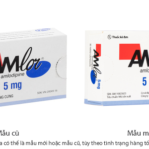 Amlor 5mg trị tăng huyết áp, bệnh mạch vành, đau thắt ngực (3 vỉ x 10 viên)